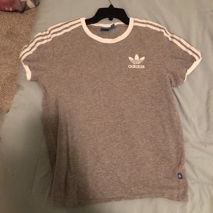 grey adidas shirt